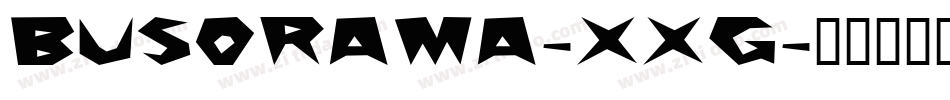 Busorama-XXg字体转换 Busorama-XXg字体转换