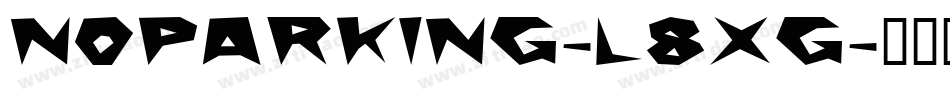 NoParking-L8Xg字体转换
