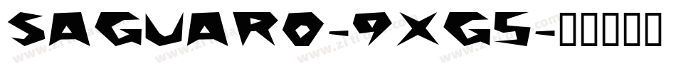 Saguaro-9xG5字体转换