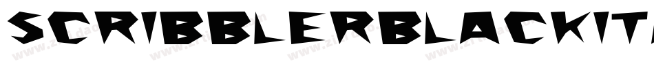 ScribblerBlackItalic-E2Xg字体转换