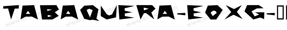 Tabaquera-eoXg字体转换