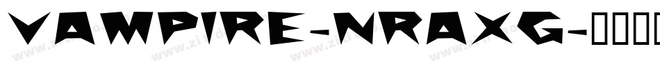 Vampire-nRAXg字体转换