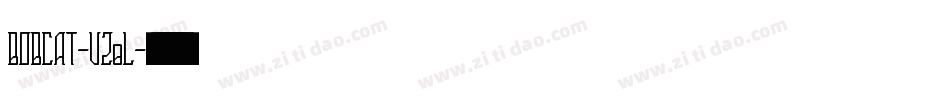 Bobcat-vZ0L字体转换 Bobcat-vZ0L字体转换