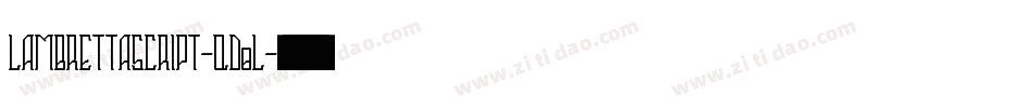 LambrettaScript-qd0l字体转换 LambrettaScript-qd0l字体转换