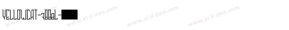 YellowCat-7BB0l字体转换 YellowCat-7BB0l字体转换