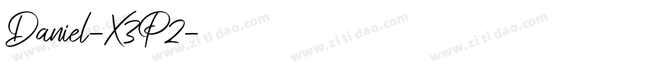 Daniel-X3P2字体转换