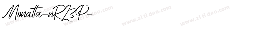 Monatta-nRL3P字体转换 Monatta-nRL3P字体转换