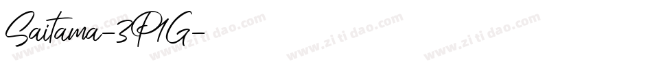 Saitama-3P1G字体转换 Saitama-3P1G字体转换