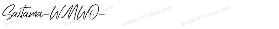 Saitama-WMWO字体转换