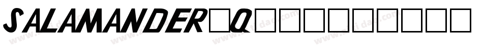 Salamander-q290字体转换
