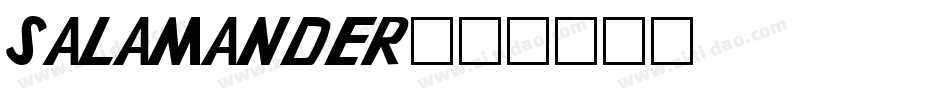 Salamander字体转换