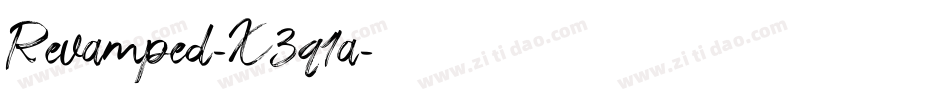 Revamped-X3q1a字体转换 Revamped-X3q1a字体转换