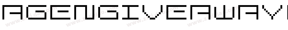 AgenGiveaway-OVO76字体转换