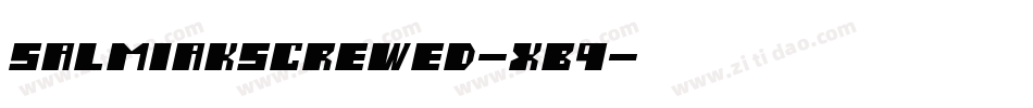 SalmiakScrewed-XB9字体转换