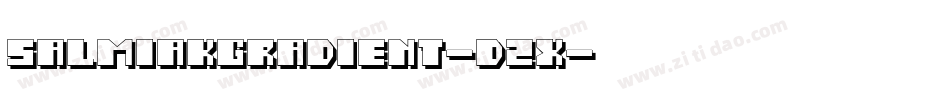 SalmiakGradient-dZX字体转换