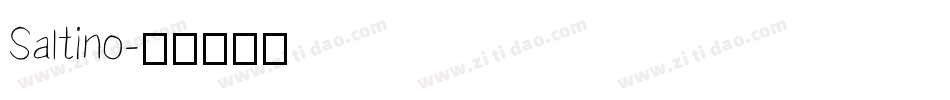 Saltino字体转换