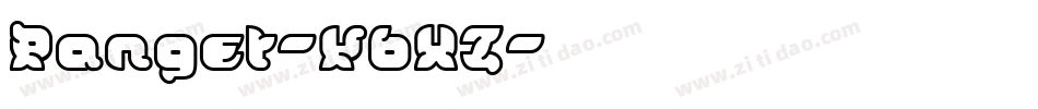 Ranget-K6XZ字体转换