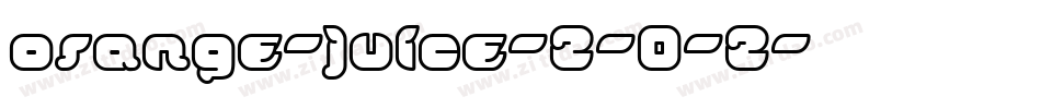 orange-juice-2-0-2字体转换