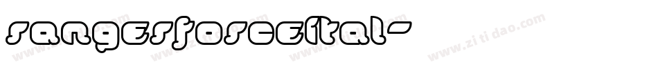 rangerforceital字体转换