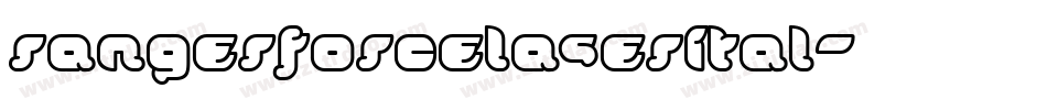 rangerforcelaserital字体转换