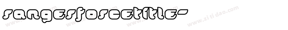 rangerforcetitle字体转换