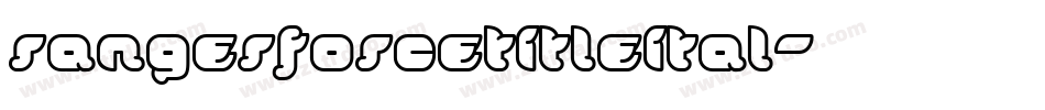 rangerforcetitleital字体转换