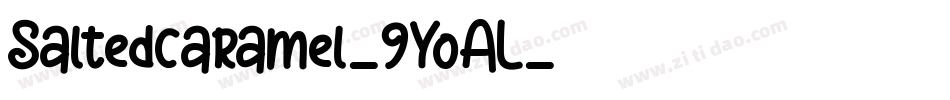 Saltedcaramel-9YoAL字体转换