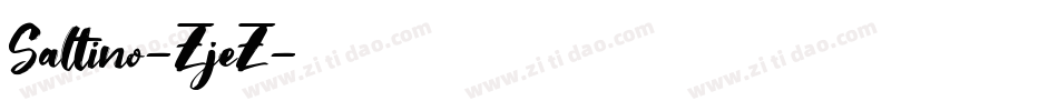Saltino-ZjeZ字体转换