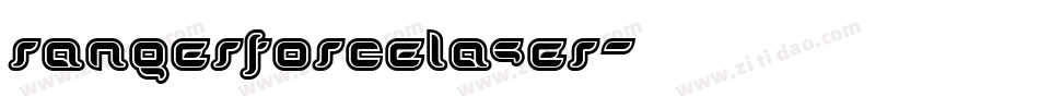 rangerforcelaser字体转换