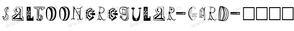 SaltooneRegular-GqRD字体转换