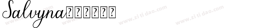 Salvyna字体转换
