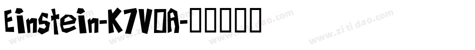 Einstein-K7V0A字体转换