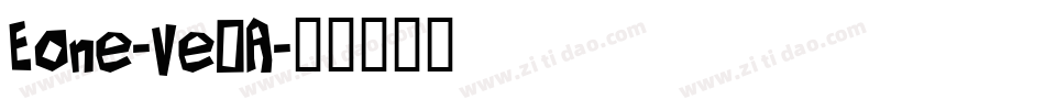 Eone-ve0A字体转换
