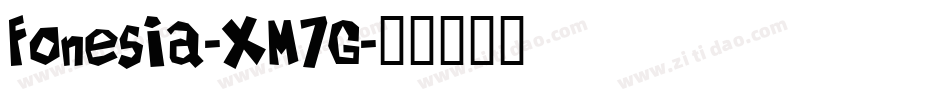 Fonesia-XM7G字体转换
