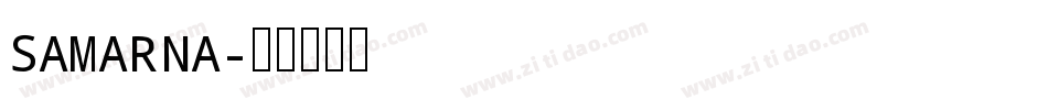 SAMARNA字体转换