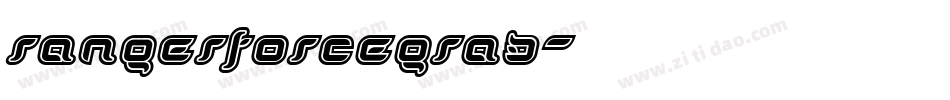 rangerforcegrad字体转换