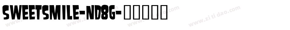 SweetSmile-nd8g字体转换