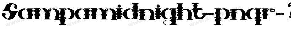 Sampamidnight-pnqr字体转换