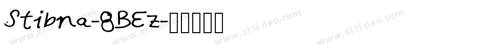 Stibna-8BEz字体转换