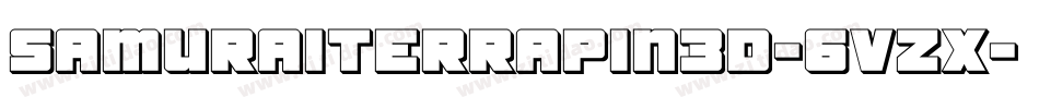 SamuraiTerrapin3D-6Vzx字体转换