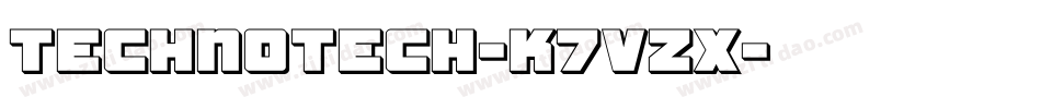 TechnoTech-K7VzX字体转换