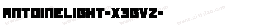 AntoineLight-X3GvZ字体转换