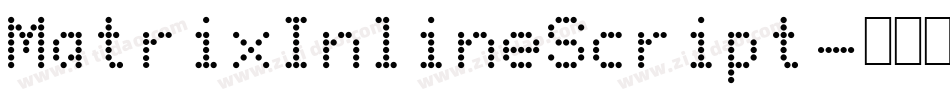 MatrixInlineScript字体转换