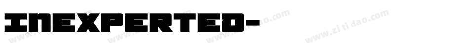 Inexperted字体转换