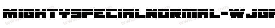 MightyspecialNormal-WJgA字体转换