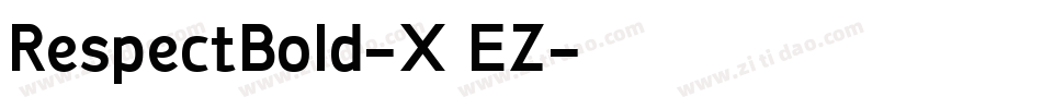 RespectBold-X9EZ字体转换
