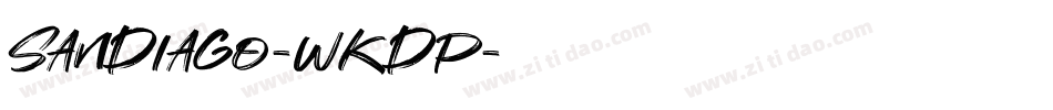 Sandiago-wKdP字体转换