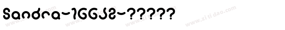 Sandra-1GGJ2字体转换