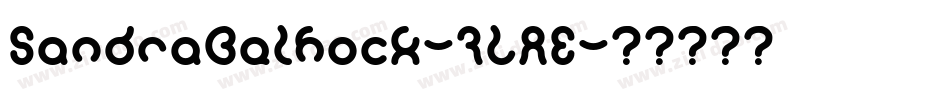 SandraBelhock-7LAE字体转换