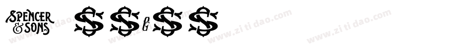 Südfett字体转换